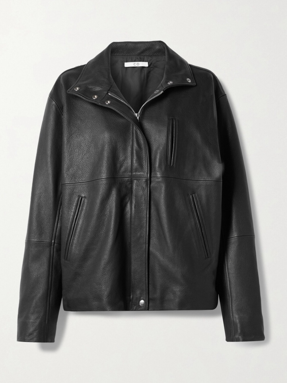 CO Collection Oversize Calfskin LeatherJacket
